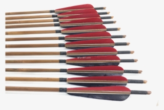 6 Pcs Handmade Bamboo Arrows Feather Vanes Fletch Set - Target Archery #8353266