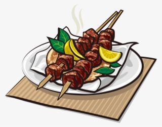 Kebab Clipart Gyro - Kebab Vector Png #8355206