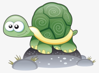 Green Turtle Cliparts - Cute Cartoon Turtle Drawing #8355784