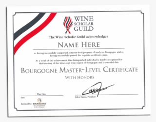 Bourgogne-exam - Academic Certificate #8355962