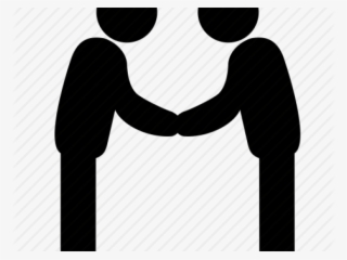 Negotiation Clipart Handshake - Black And White Communication Clipart Transparent #8356617