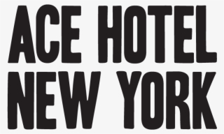 Ace Hotel New York - Ace Hotel Nyc Logo #8359251