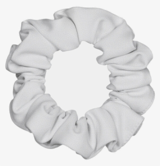 Scrunchie Silver White Mystique - Transparent White Scrunchie Png #8360191