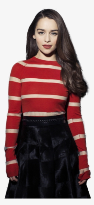 Emilia Clarke Striped Top #8360198