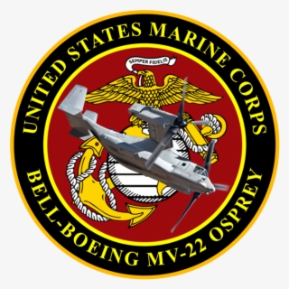 Usmc Mv-22 Osprey Sticker Military, Law Enforcement - Emblem #8361505