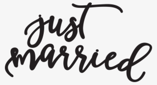 Just Married Svg Cut File - Calligraphy #8361915