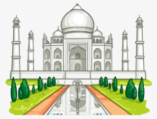 Taj Mahal Clipart Clip Art - Taj Mahal Picture Clipart #8362483