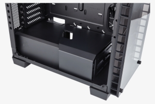 Corsair Crystal Series 460x Rgb Compact Atx Mid - Corsair 570x Psu Cover #8364152