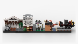 Mocback To The Future Skyline Architecture - Back To The Future #8364487
