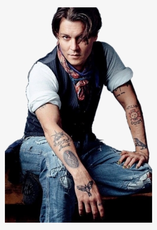Johnny Depp Leg Tattoo #8364770