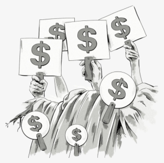 What's The Difference Between Waterfall Auctions & - Cartoon #8364925