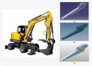 Excavator Wacker Neuson Model Ew65 3d Model Of Part - Part Excavator 3d #8365015
