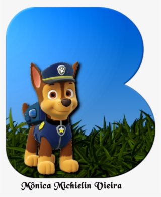 Alfabeto Patrulha Canina Png - Chase Paw Patrol Birthday Invitations #8366288