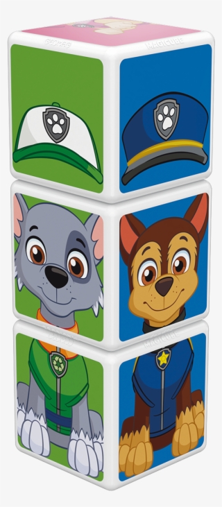Magicube Geomag Paw Patrol Chase Skye Rocky 077 Model - Cartoon #8366397