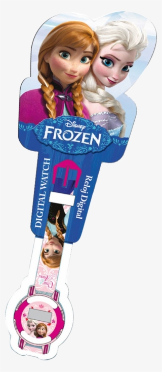 Official Wrist Watch Disney Frozen Anna E Elsa - Frozen #8366898