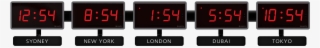 Photo Gallery - Digital Time Zone Clocks #8367591