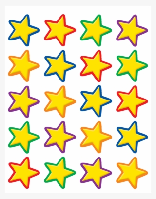 Tcr5161 Yellow Stars Stickers Image - Star #8367689