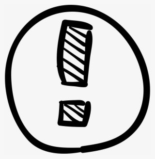 Exclamation In A Circle Sketch Comments - Circle Icon Sketch Png #8368598