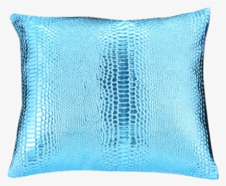 Image For 12x16" Decorative Pillow With Blue Crocodile - Cushion #8369284