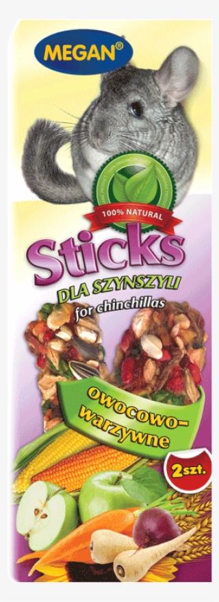 Megan Sticks Para Chinchilla Con Frutas Y Verduras - Chinchilla #8370331