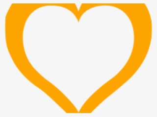 Heart Icons Orange - Heart #8370370