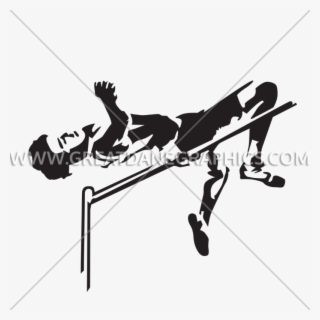 High Jump Png Black And White - Illustration #8370565