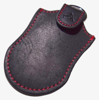 Abstractocean Distressed Black Leather Fob Pocket For - Leather #8370685