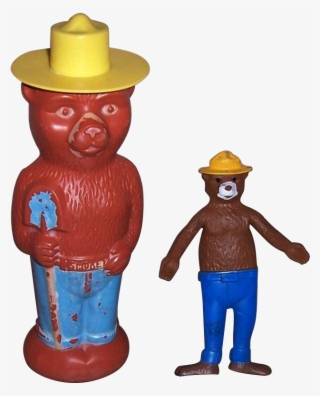 1967 Smokey Bear Bendy And 1960's Smokey Bear Soaky - Figurine #8370719