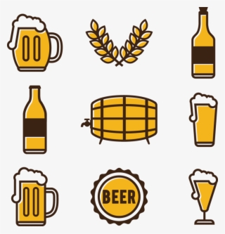 Computer Hand Drawn Cartoon Beer Vector File Drawing - Beer Drawing #8371012