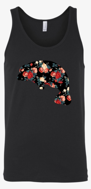 Manatee Lovers Vintage Roses Unisex Tank - Active Tank #8371788