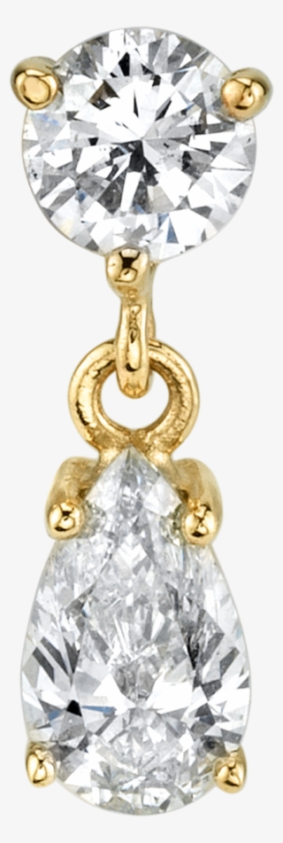 Diamond Teardrop Earring - Diamond #8372463