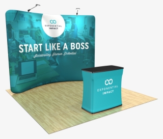 Waveline 10ft Curved Kit - 10 Curved Tradeshow Display #8372583