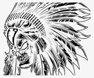 Aborigines Clipart Indian Feather - Cherokee Head Png #8373445