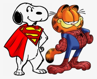 Super Beagle And Spidercat By Bradsnoopy97 - Garfield The Cat Spiderman #8373863