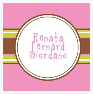 Etiquetas Niña Colección Circulo - Circle #8374164