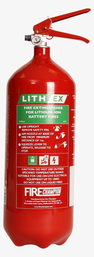 Lith-ex Extinguishers Specifically Designed To Extinguish - Lithium Extinguisher #8374588