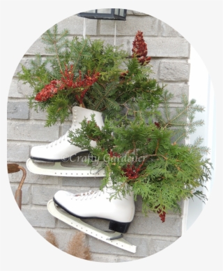 Skates Greenery1b - Christmas Tree #8375003