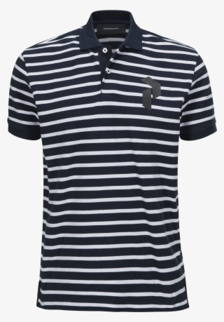 Men's Sportswear Striped Polo Pattern - French Stripe Boat Neck Shirt #8375281