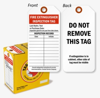 Zoom, Price, Buy - Fire Extinguisher Inspection Tags #8375283
