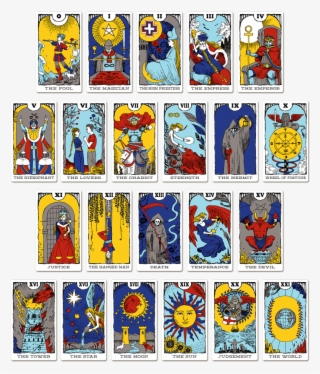 22x Card Illustrations - Illustration Tarot #8376391