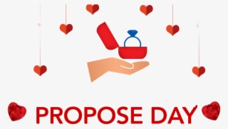 Happy Propose Day Png Image - Heart #8376785