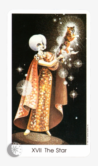 She Created A 78 Card Tarot Deck And Accompanying Interpretation - Cat People Tarot Star #8377249