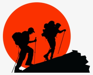 Trekking Free Download Png - Mountain Climber Vector #8377590