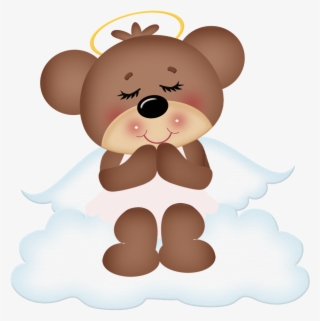 Sleepy Angel Bear Angel Bear, Bear Clipart, Cute Bears, - Angel Teddy Bear Clip Art #8377903