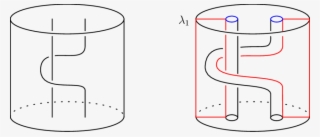 A String Link L And Its Complement E - Diagram #8378849