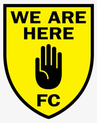 We Are Here Football Clubbrings Together Refugees Whose - Emblem #8379147