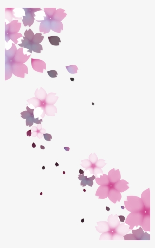 650 X 1039 8 0 - Flowers Falling Png #8379340
