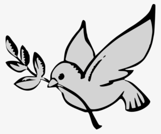 Paloma Para Colorear Dibujo De Volando Dibujos Palomas - Peace Dove #8379672