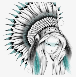 Women T Shirt By Loujah Se Or - Indian Headdress #8379790