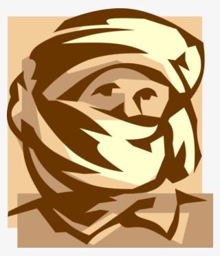 Vector Illustration Of Keffiyeh Or Kufiya Traditional - Illustration #8380582